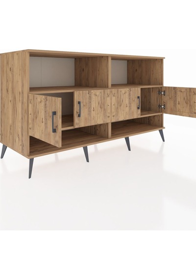 Kronos Konsol 4 Raflı 4 Kapaklı 176x59x99 Çam-çam Çam-çam Kronos Konsol 4 Raflı 4 Kapaklı 176x59x99 Çam-çam Çam-çam