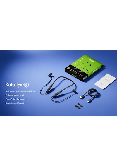 Oraimo OEB-310 Bluetooth 5.3 Boyun Bandlı Kulak İçi Kulaklık
