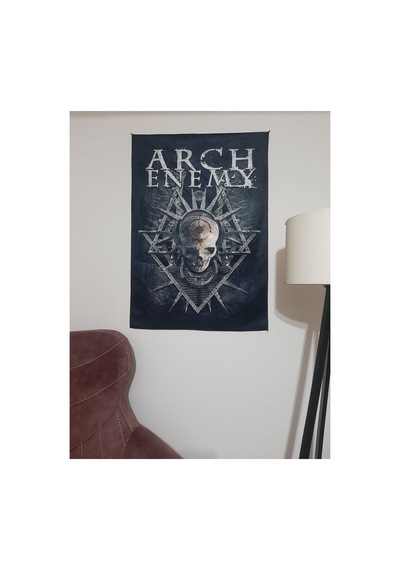 Arch Enemy Desenli Tasarım Duvar Halısı