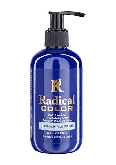 Radical Color New 25/electricblue Amonyaksız Su Bazlı Saç Boyası 250 Ml 1 Adet Elektrik Mavi