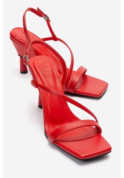 Luvishoes Jolene Kırmızı Cilt Kadın Topuklu Ayakkabı