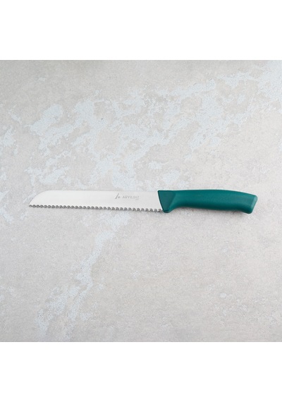 Aryıldız Rexa Tırtıklı Ekmek Bıçak Yeşil 19 Cm Renkli