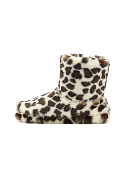 Nine West VORCEN 1 PR Leopar Kadın Ev Terliği Kahverengi