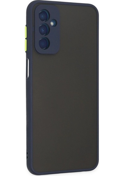 Cosmotex Newface Samsung Galaxy M13 Kılıf Montreal Silikon Kapak - Lacivert