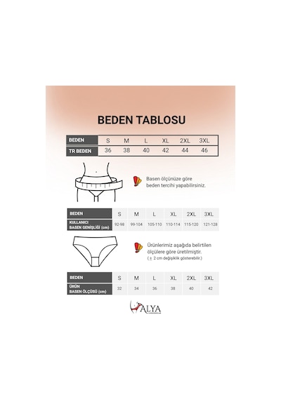 Alya Underwear Kadın Pamuklu Hipster - Slip Külot 5 Farklı Renk 1 Pakette Multicolor-p20