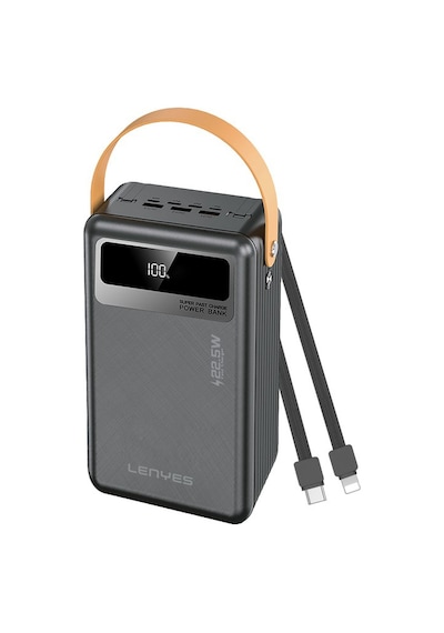 Lenyes PX892D 22.5 W 80.000 mAh LED Taşınabilir Askılı Fenerli Powerbank