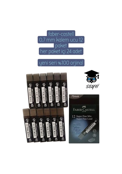 0.7 Mm Kalem Ucu 12 Paket Her Paket İçi 24 Adet Yeni Seri %100 Orjinal Çok Renkli