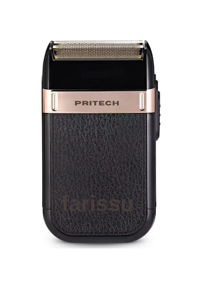 Pritech Rf-1551 Şarjlı Erkek Tıraş Makinesi - Deri Kaplama 3d Yüzer Başlık Sinekkaydı Tıraş Makinesi
