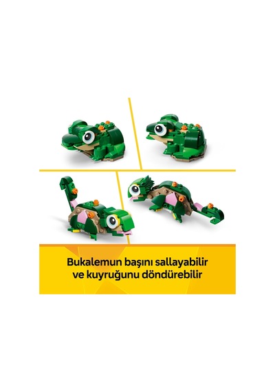 Creator 3'ü 1 Arada Kaplumbağa İle Nilüfer Çiçeği 31377