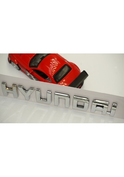 Hyundai Bagaj 2009 2012 3M 3D Krom ABS Logo Amblem