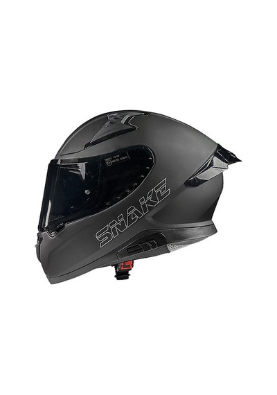 Pilot Snake Sv Mat Siyah Kapalı Motosiklet Kaskı Siyah