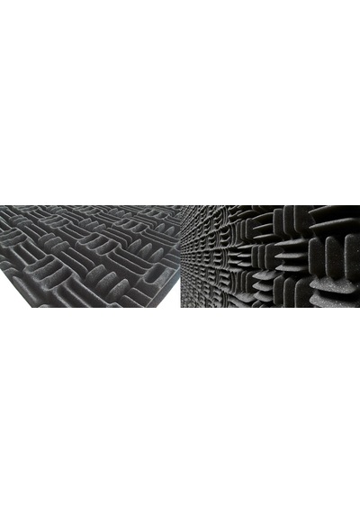 Türkeli Ses Yalıtımı Akustik Labirent Sünger Yanmaz 30 MM 100 x 100 Bantsız