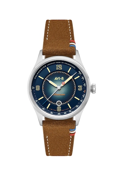 Avı-8 Flyboy Av-4153-02 Lafayette 110th Anniversary Limited Edition Otomatik Erkek Kol Saati Gri
