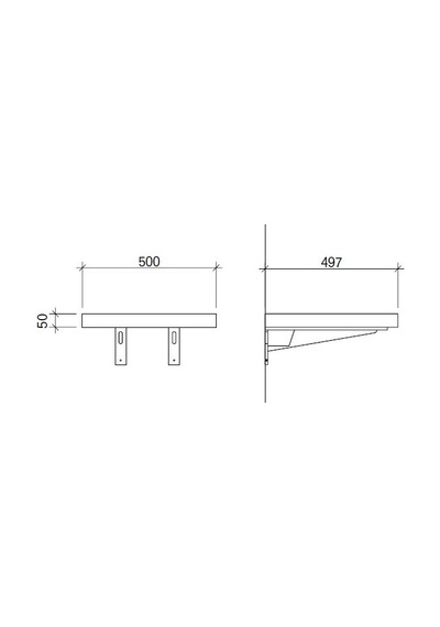 Kale Eternal Bench Modül 50Cm Çok Renkli
