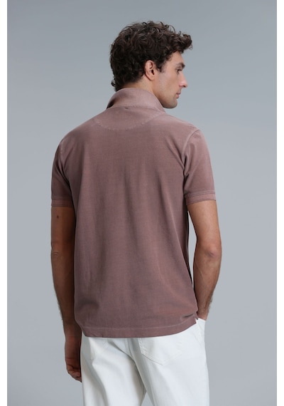 Lufian Erkek Vernon Smart Polo T-shirt 111040163 Tarçın