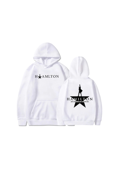 Tarzsokak Beyaz Bir Amerikan Müzikal Hamiltonn Hoodies Caderas Con Capuchau
