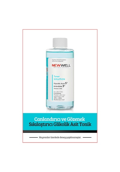 New Well Canlandırıcı ve Gözenek Sıkılaştırıcı Tonik 200 ML