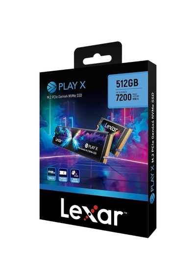 Lexar Play X 512gb Gen4 7200/4500/sn Nvme Pcıe M.2 Ssd Lnmplyx512g-rnnng