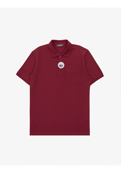 Pierre Cardin Erkek Bordo Tişört Basic 50325290-vr014