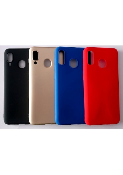 Samsung Uyumlu Galaxy A20/A30 Ruber Case Yumusak Slikon Kilif 555107515