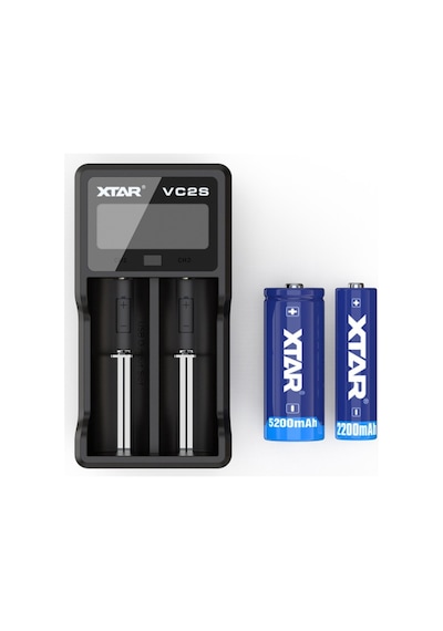 Xtar VC2S LCD Ekranlı Pil Şarj Cihazı