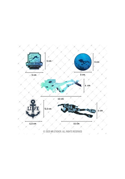 Bdls18 Küçük Boy 10lu Sticker Seti