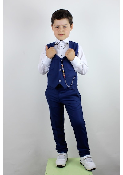 Doctor Junior Erkek Çocuk Yakalı Yelek Pantolon Takım Parlament Parlament Mavisi Doctor Junior Erkek Çocuk Yakalı Yelek Pantolon Takım Parlament Parlament Mavisi