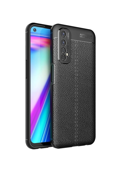 Gld-spt- Newface Realme 7 Kılıf Auto Focus Kapak - Siyah
