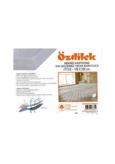 Özdilek Mikro Kapitone Tek Kişilik Sıvı Geçirmez Alez 100X200 (500627396)