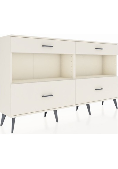 Arges Konsol 2 Raflı 4 Çekmeceli 176x30x99 Aytaşı-aytaşı Aytaşı-aytaşı