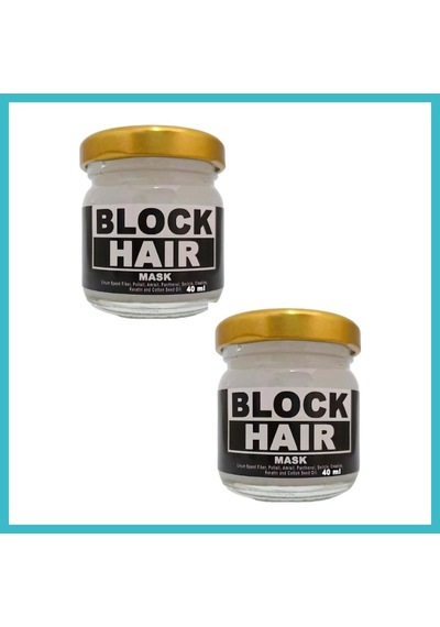 Bezos Süper Block Hair Saçlarınıza Derinlemesine Bakım Ve Canlılık Maskesi Kremi 40 Ml X 2 Adet Dfnbez