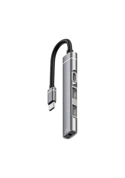 Microcase AL4612 Type-C USB 3.5 MM Jack 4 İn1 Port Çoğaltıcı Hub