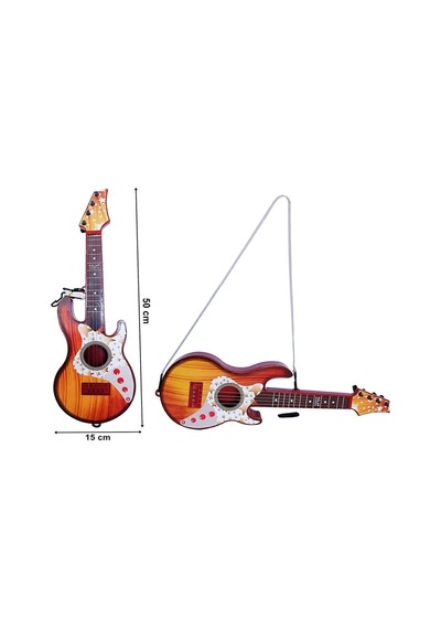 Oyuncak Gitar Elektro Gitar Okul Gösterileri Için Gitar 50cm