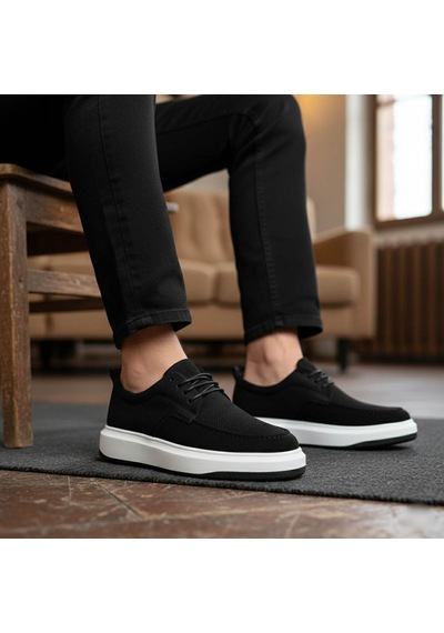 Conteyner Günlük Siyah Erkek Sneaker 485