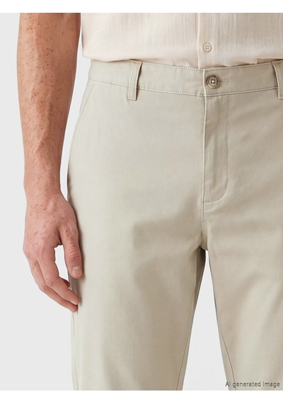 Lcw Vision Bej Slim Fit Erkek Gabardin Pantolon