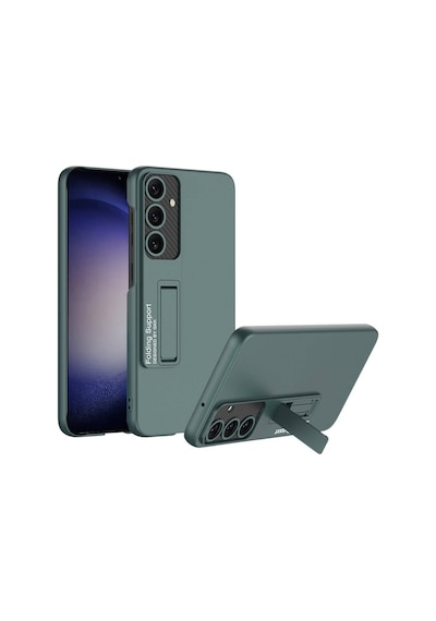 Galaxy Uyumlu S24 Plus Kılıf Mat Kamera Korumalı Standlı Ays Kapak