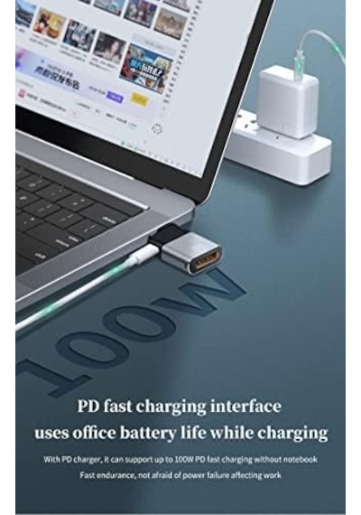 Type C To 4k Hdmı + 100w Pd Type-c Çoklayıcı Adaptör Type-c'den Hdmı & Şarj Destekli 4k 60hz 3d Görüntü /telefon/tablet Uyumlu Yn-tcd