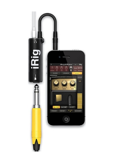 Irig Amplitube Iphone. Ipad. Ipod için Gitar Ses Ara Birimi Irig