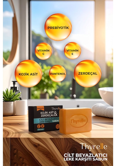 Thyrelle Kojik Asit & Zerdeçal Leke Karşıtı Beyazlatıcı Sabun 100 G