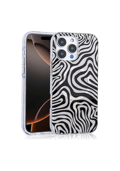 Lexroo İphone 16 Pro Mag Safe Şarj Özellikli Jago Tpu Sert Pc Kılıf - Beyaz