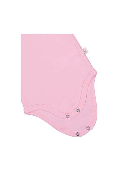 Civil Baby Düz Renkli Uzun Kol Çıtçıtlı Badi - Pembe 0-1 Ay Pembe