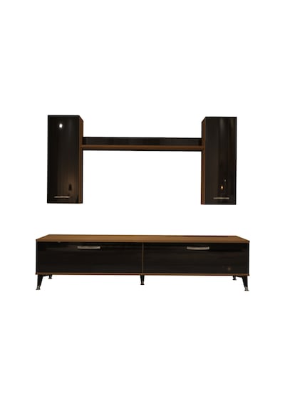 Decoraktiv Eko 7 Slm Std Silver Tv Ünitesi Tv Sehpası Ceviz - Siyah