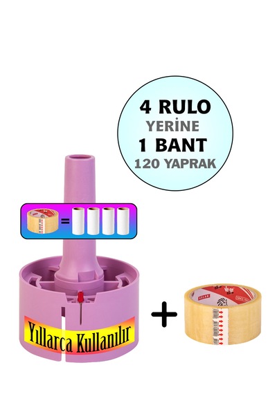 Tuybox Lila 1 Bant 120 Yaprak. Koli Bandı Ile Tüy Toplar. Tüy Toplama Rulosu Yerine. Lila