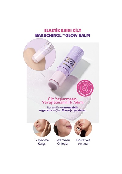 Lalarecipe   ve Nemlendirici Stick Balm LALARECIPE Bakuchinol Glow Multi Balm