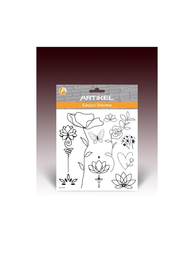 Flower Geçici Dövme,geçici Tattoo ,vücut Dövme,kol Bilek Dövme,boyun Dövme,sırt Dövme
