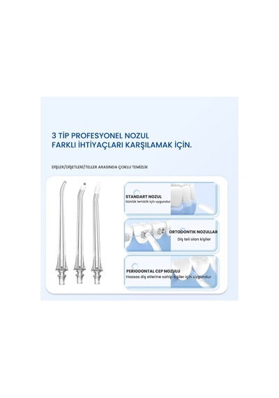 Ağız Duş Seti Taşınabilir Şarj Edilebilir - 690854845