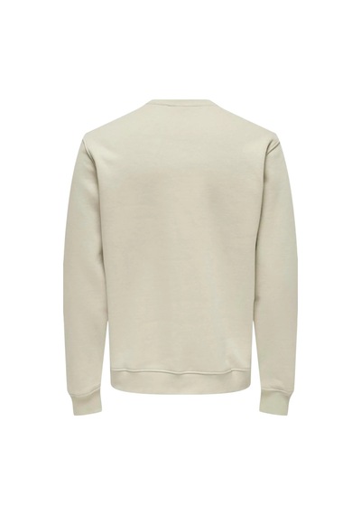 Only & Sons Erkek Sweatshirt On.22030923 Gümüş