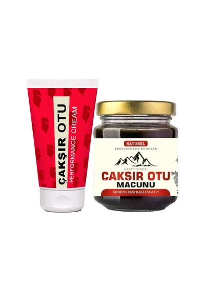 Çakşır Otu Kremi 2 Adet Özel Günlük Penismasaj Kremi 50 Ml + 240 Gr Çakşır Otu Macunu