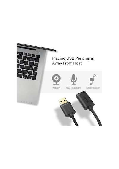 Unıtek Usb3.0 M To Usb3.0 F Uzatma Kablo 1.5mt 5gbps Y-c459gbk