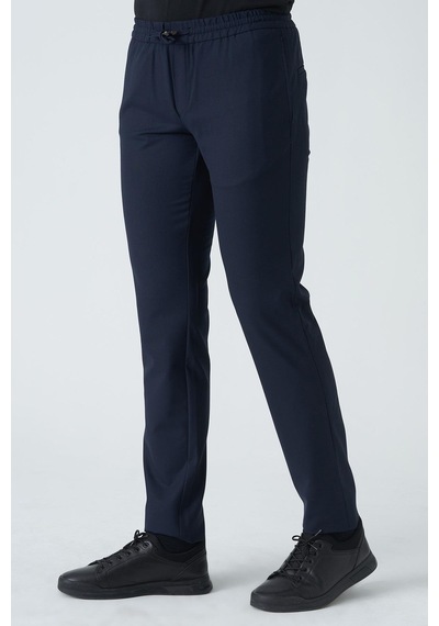 White Stone Armagh P1017 Slim Fit Likralı Jogger Pantolon Laci-laci Lacivert